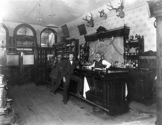 Old timey Bar Scene