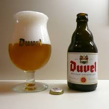 duvel tulip shaped glass