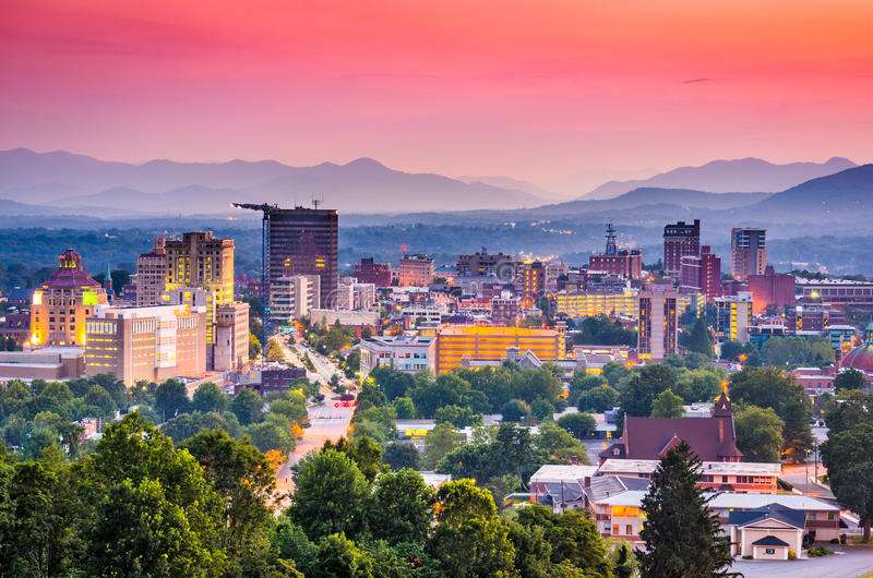 Asheville's art deco skyline